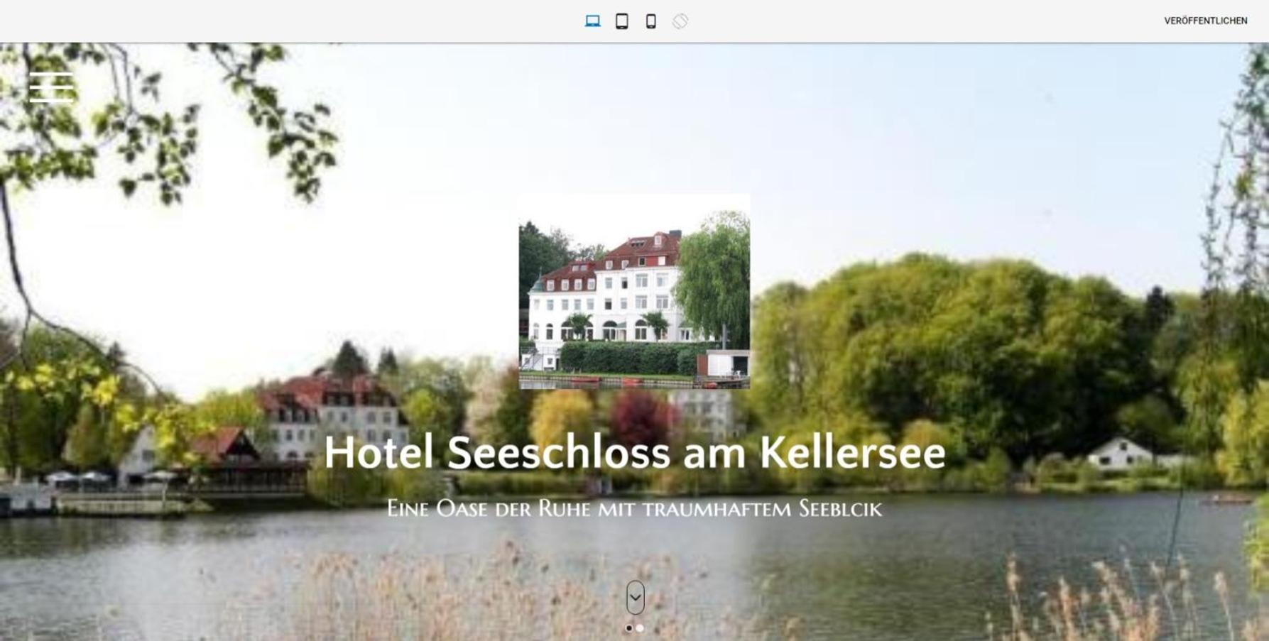See Schlosshotel Am Kellersee Eutin Esterno foto
